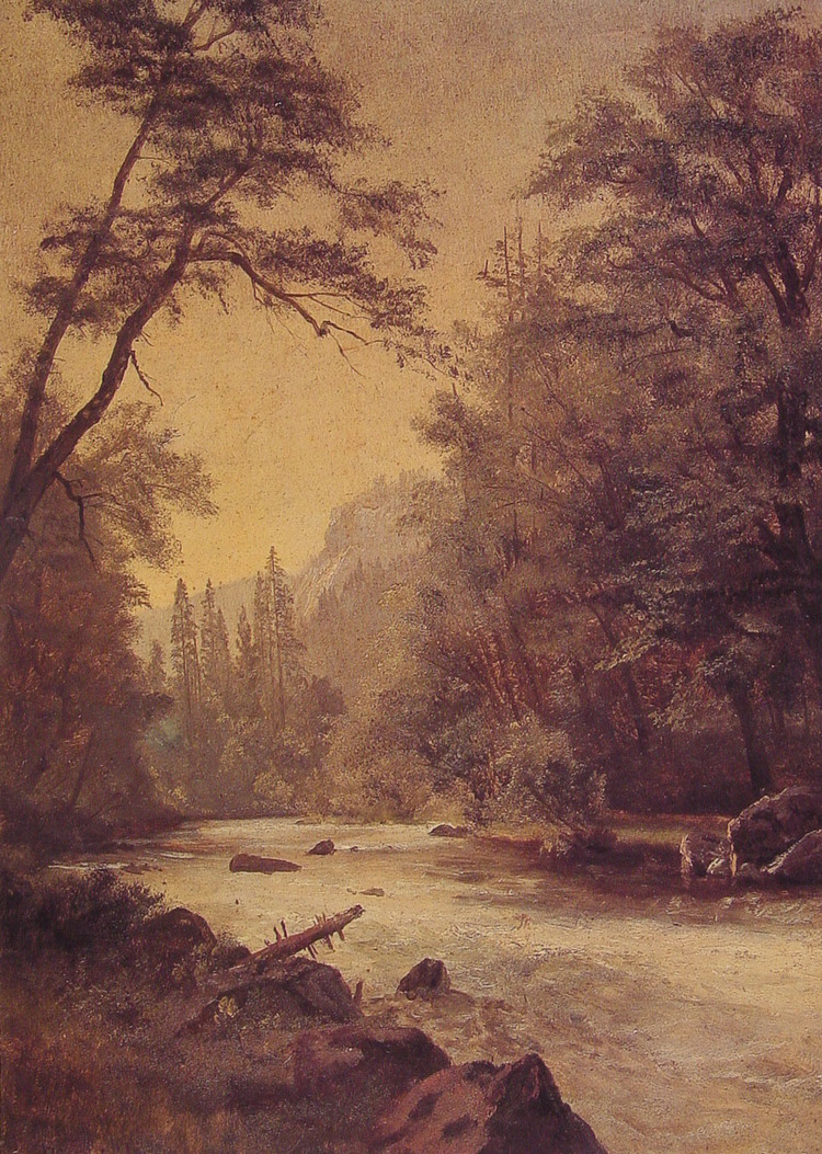 Albert Bierstadt Oil Painting Lower Yosemite Valley